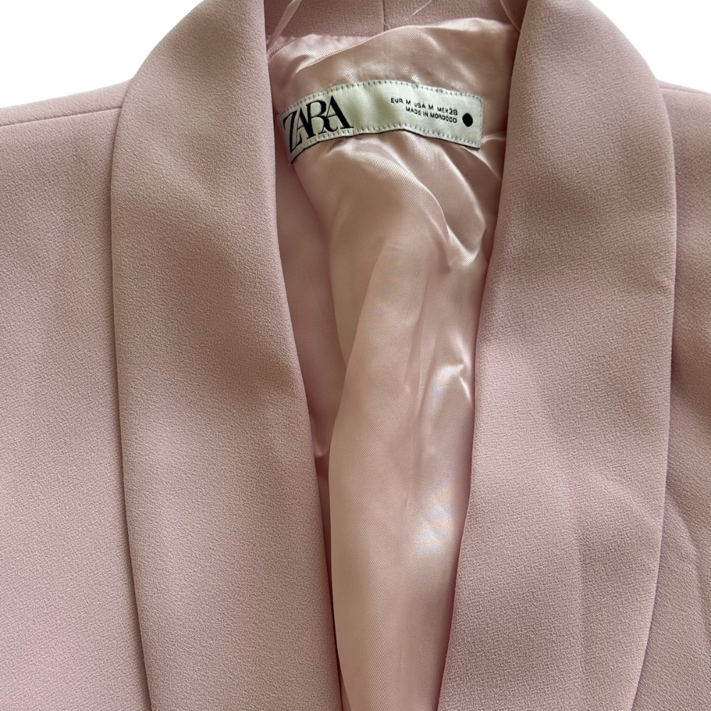Chaleco rosa Zara