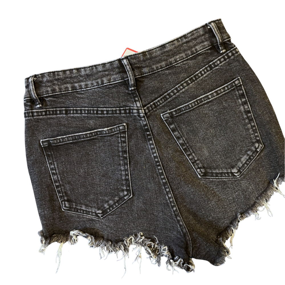 Shorts Desgastados Black Wave