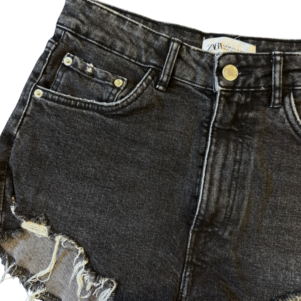 Shorts Desgastados Black Wave