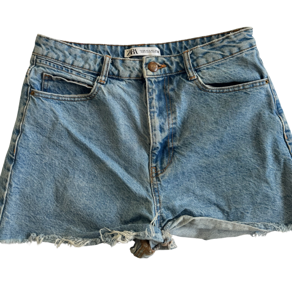 Shorts Denim Azul Vintage