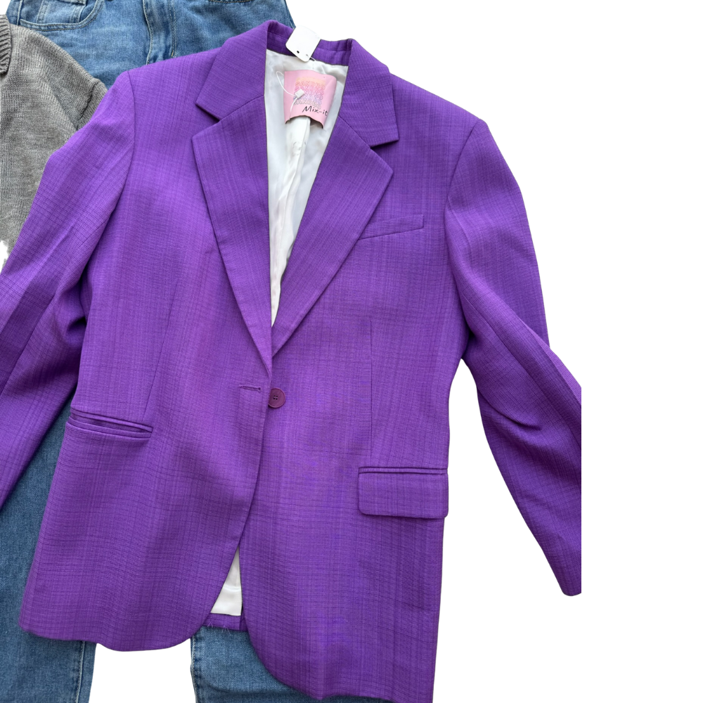 Purple Blazer
