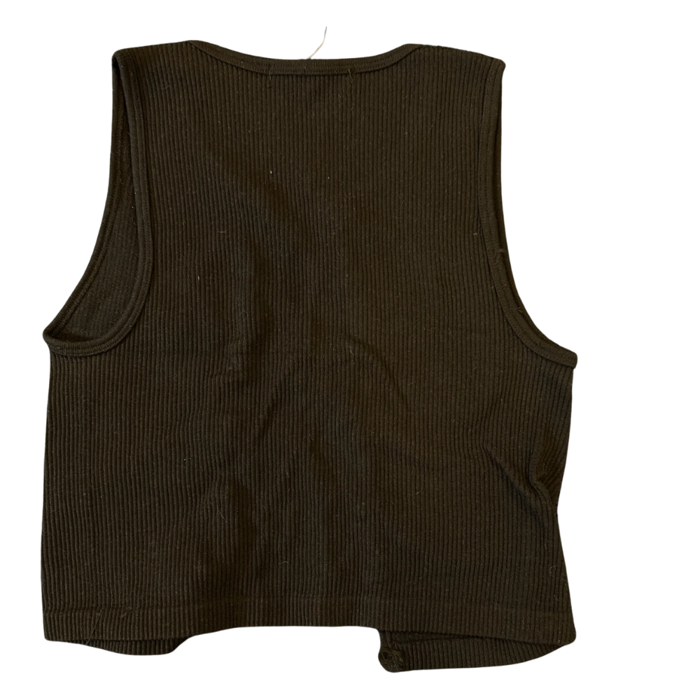 Top Negro con Cadena