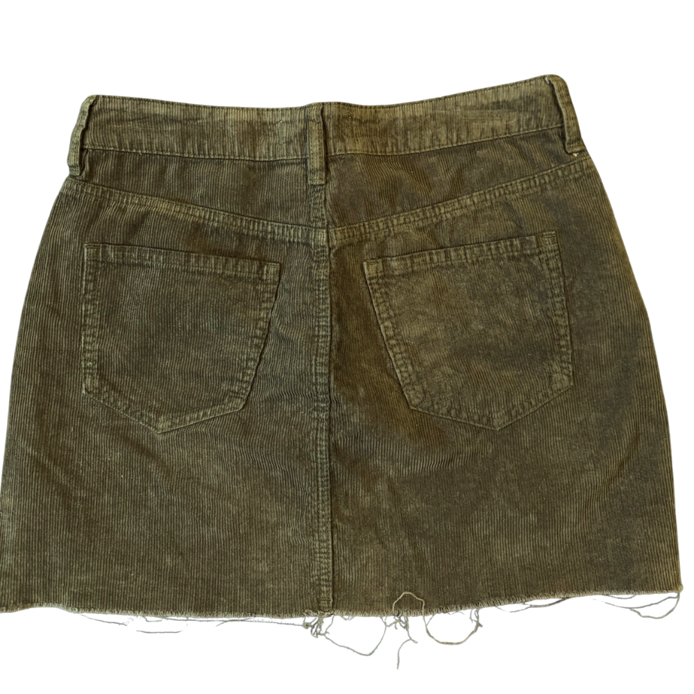 Falda Mini Verde Militar