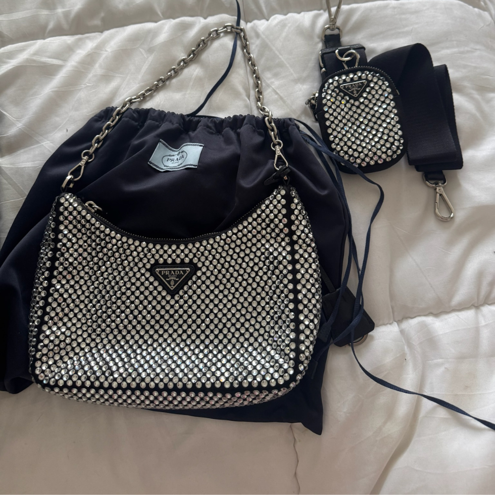 Prada Re-Edition 2005 Crystal Bag