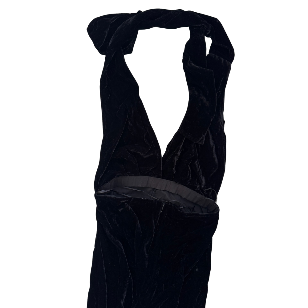 Jumpsuit Negro de Terciopelo