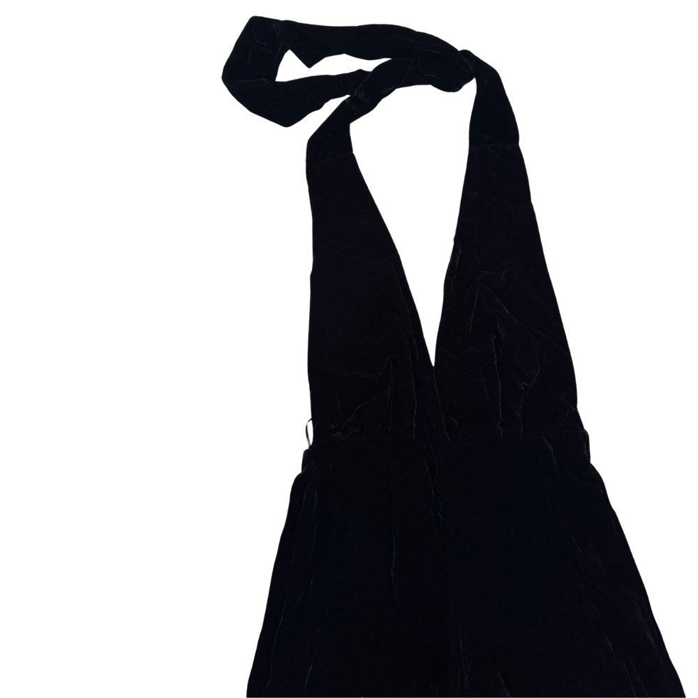 Jumpsuit Negro de Terciopelo