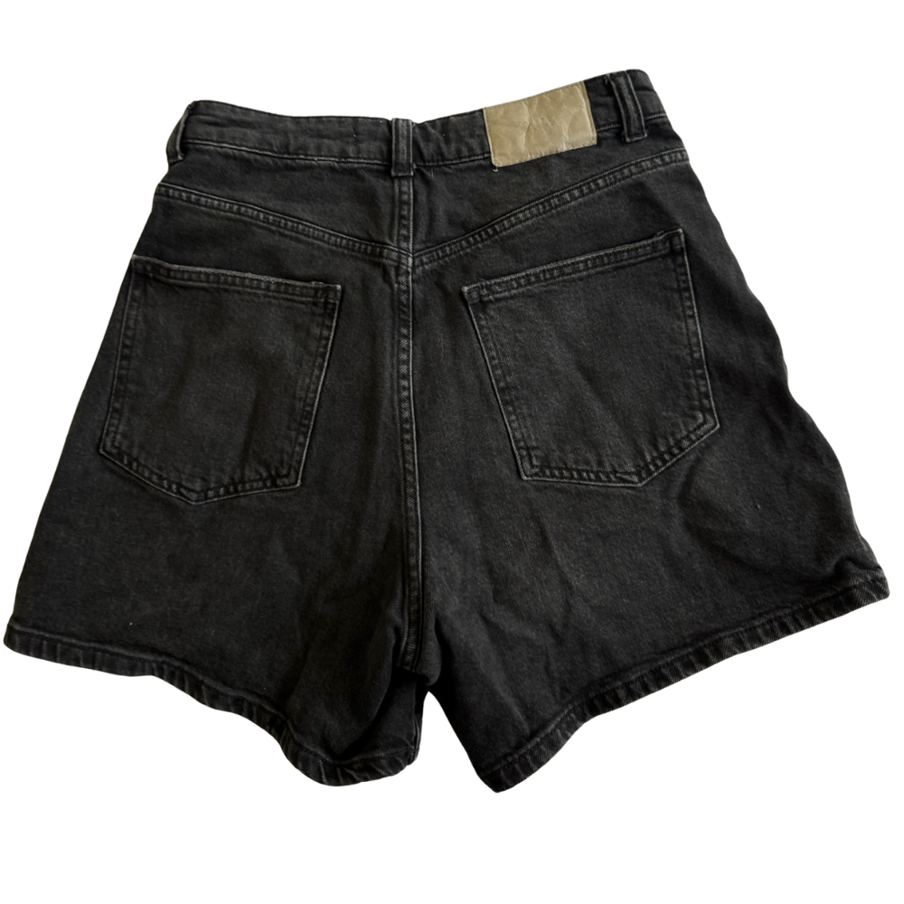Shorts Denim Gris Obscuro