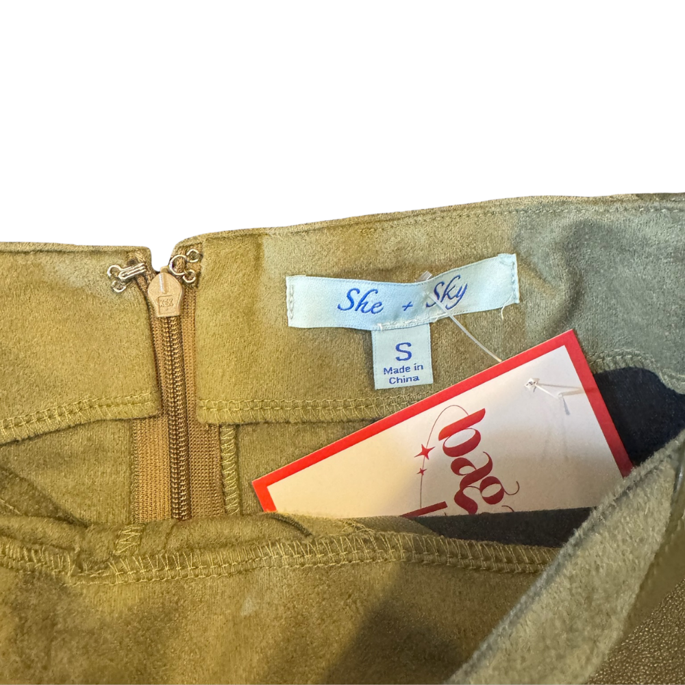 Falda verde militar