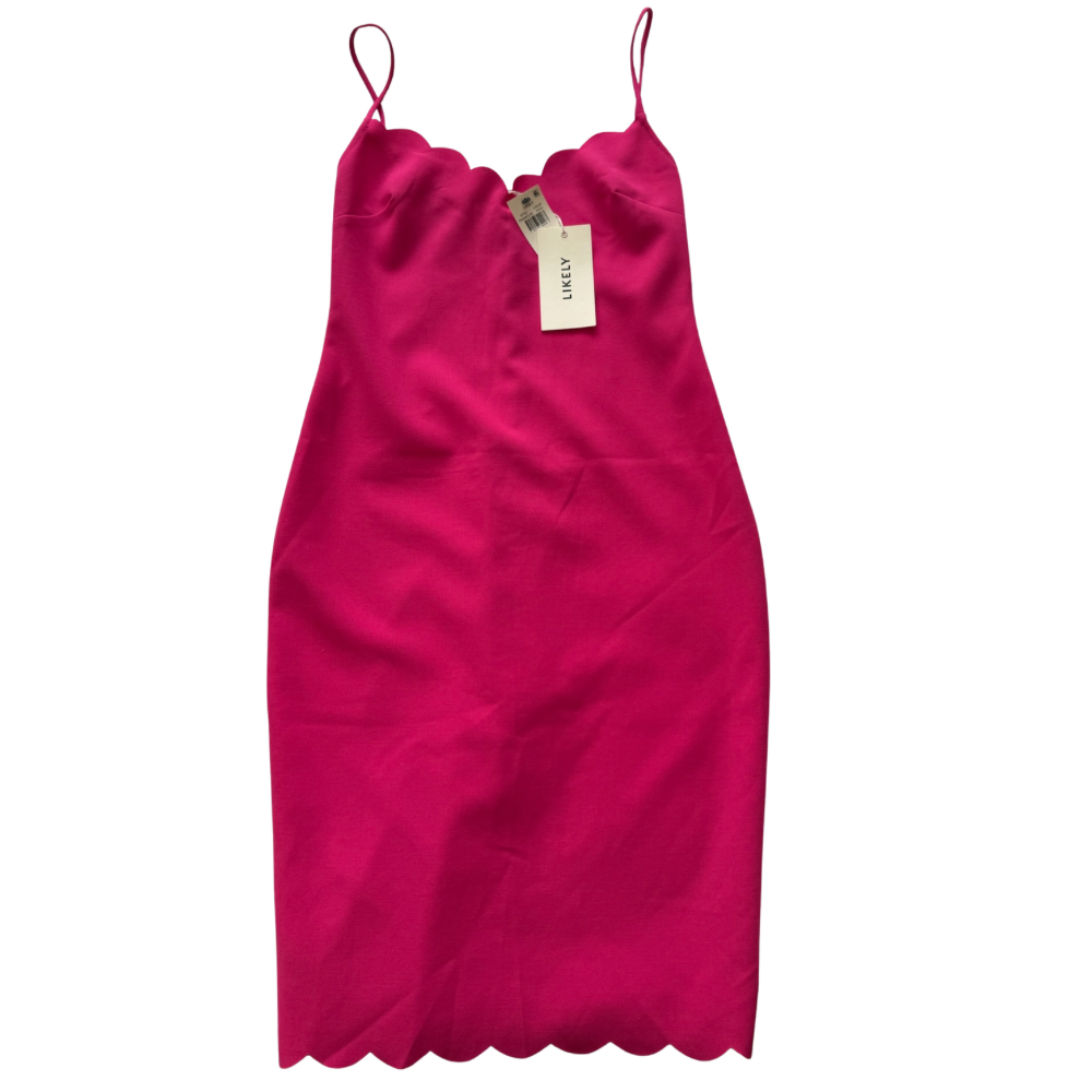 Vestido rosa fucsia