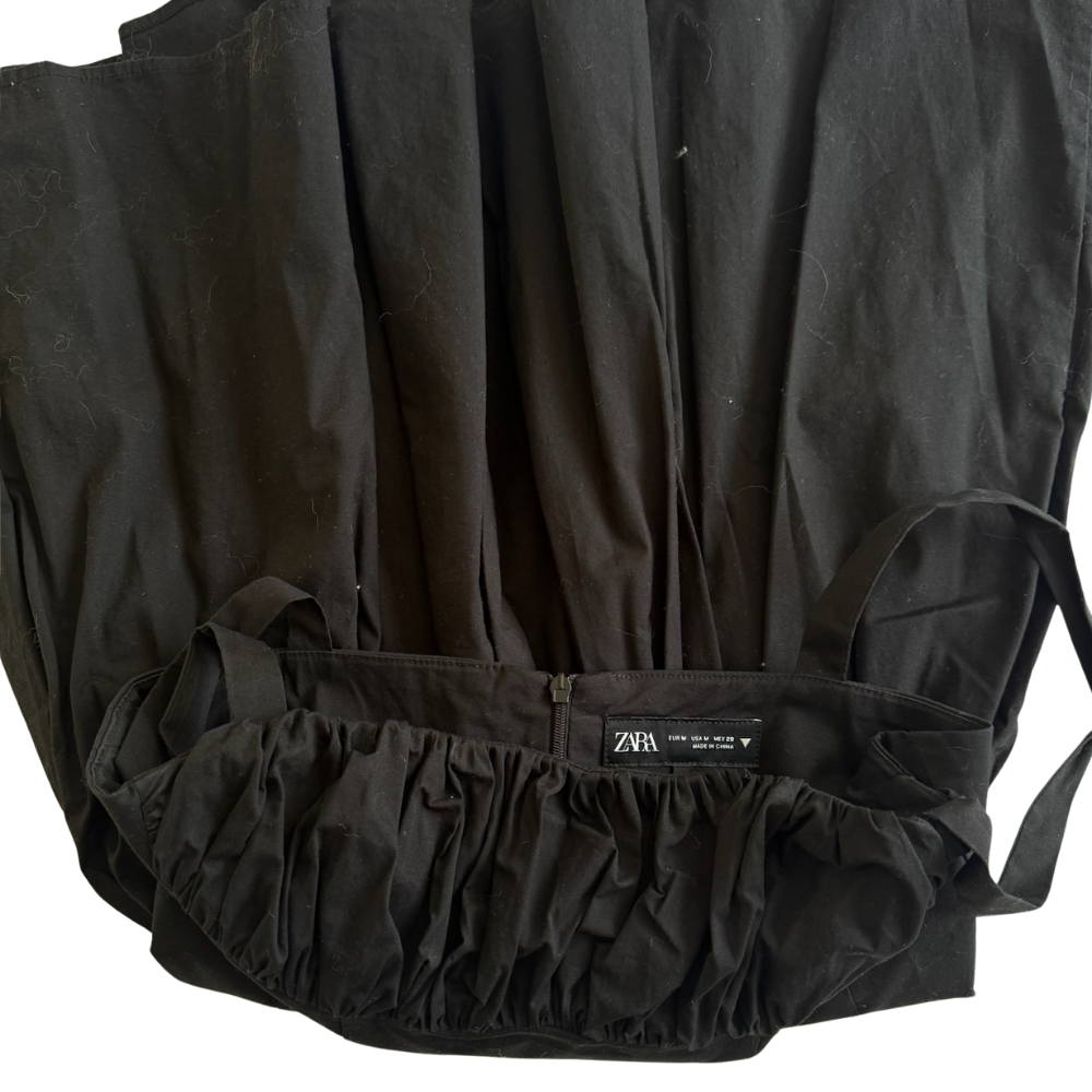 Vestido Mini Black Ruffle