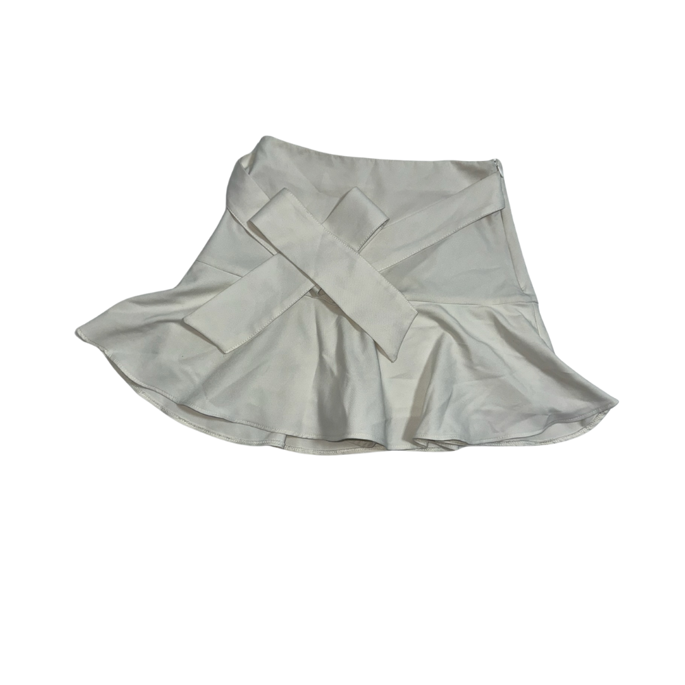Skort Envolvente Blanco Zara