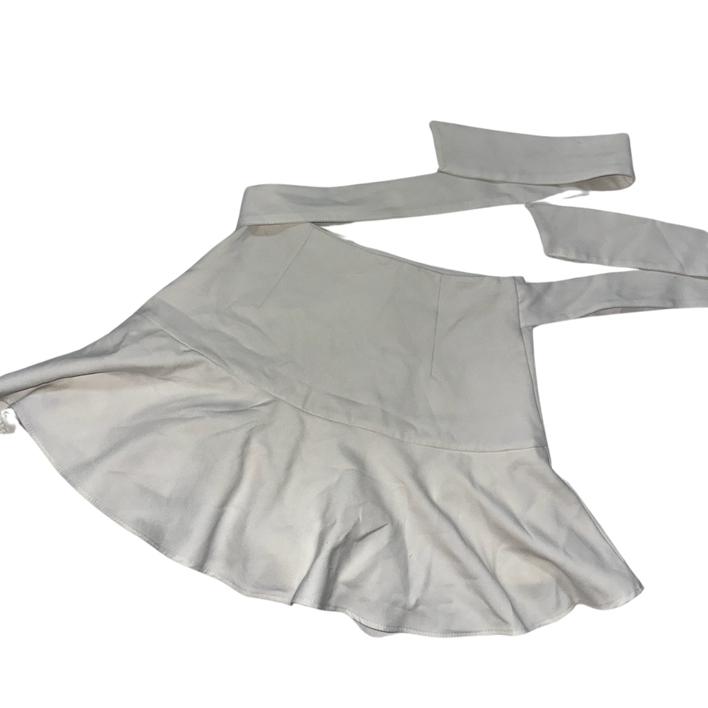 Skort Envolvente Blanco Zara