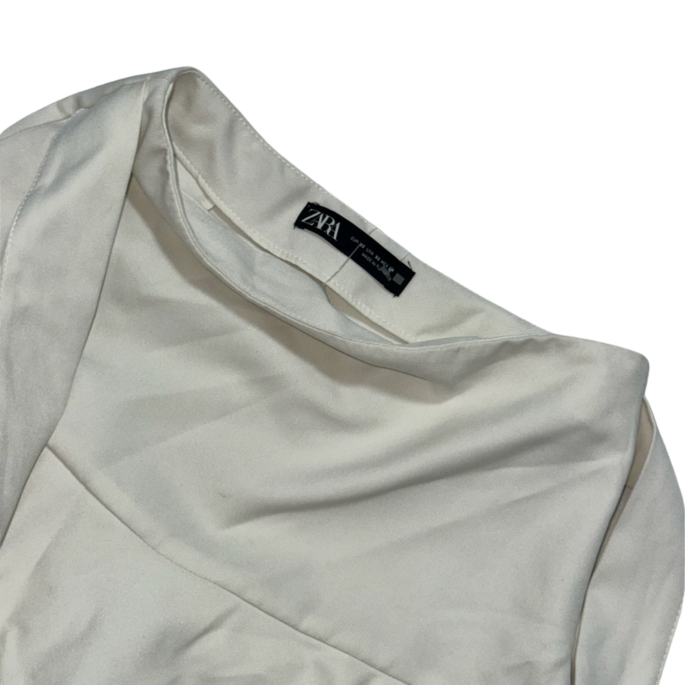 Skort Envolvente Blanco Zara