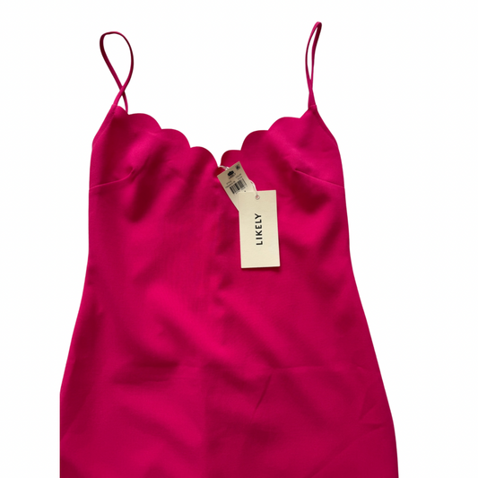 Vestido rosa fucsia