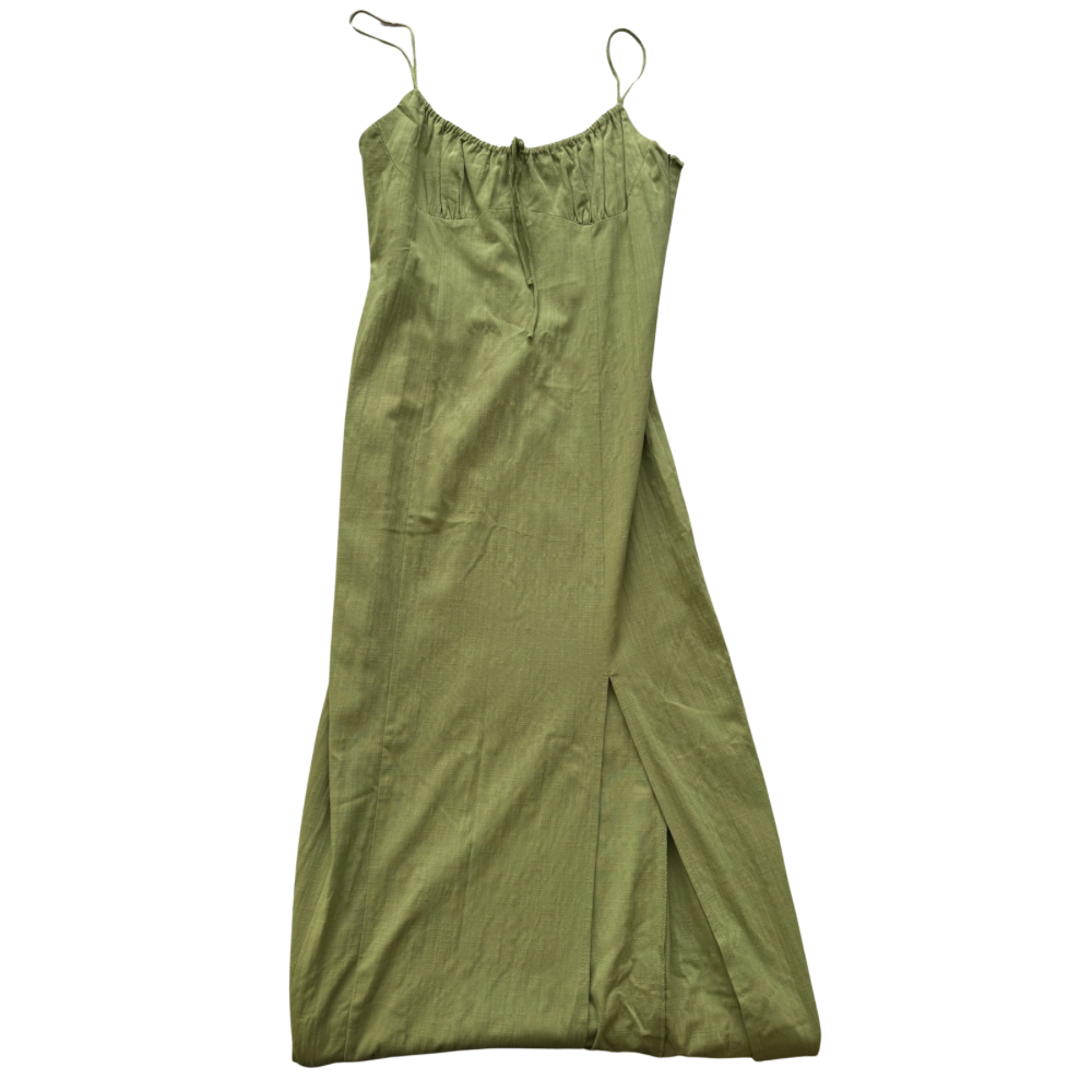 Vestido tipo lino