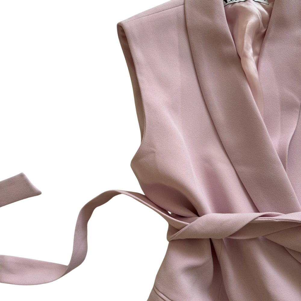 Chaleco rosa Zara