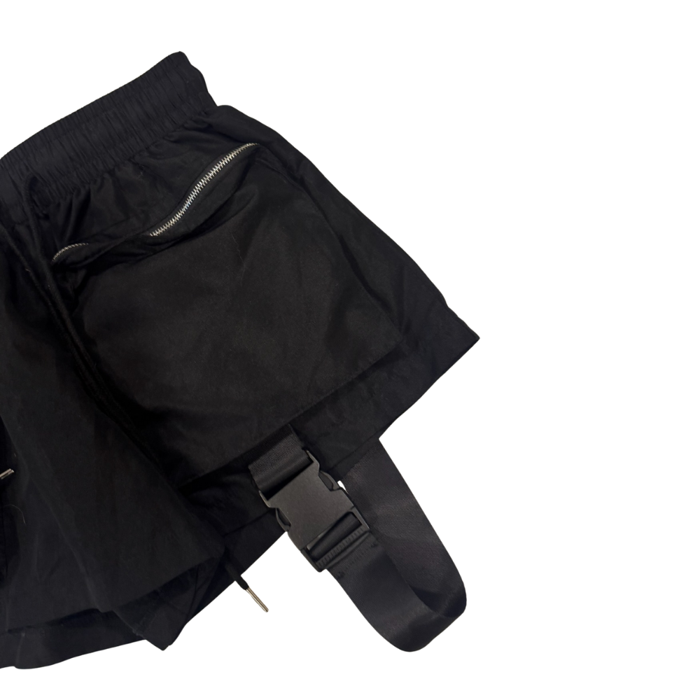 Cargo Black Skirt