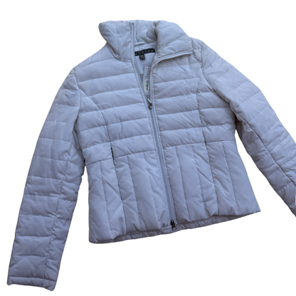White puff jacket