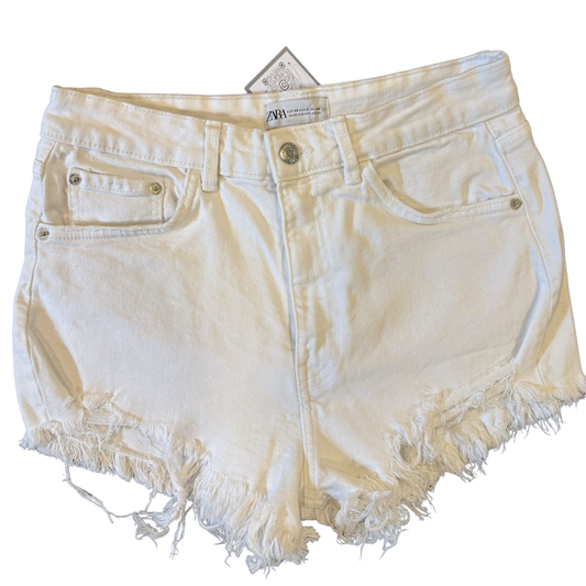 Shorts denim blanco