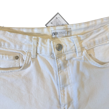 Shorts denim blanco