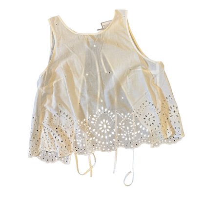 Blusa bordada de tirantes