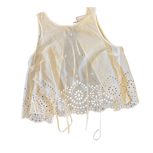 Blusa bordada de tirantes