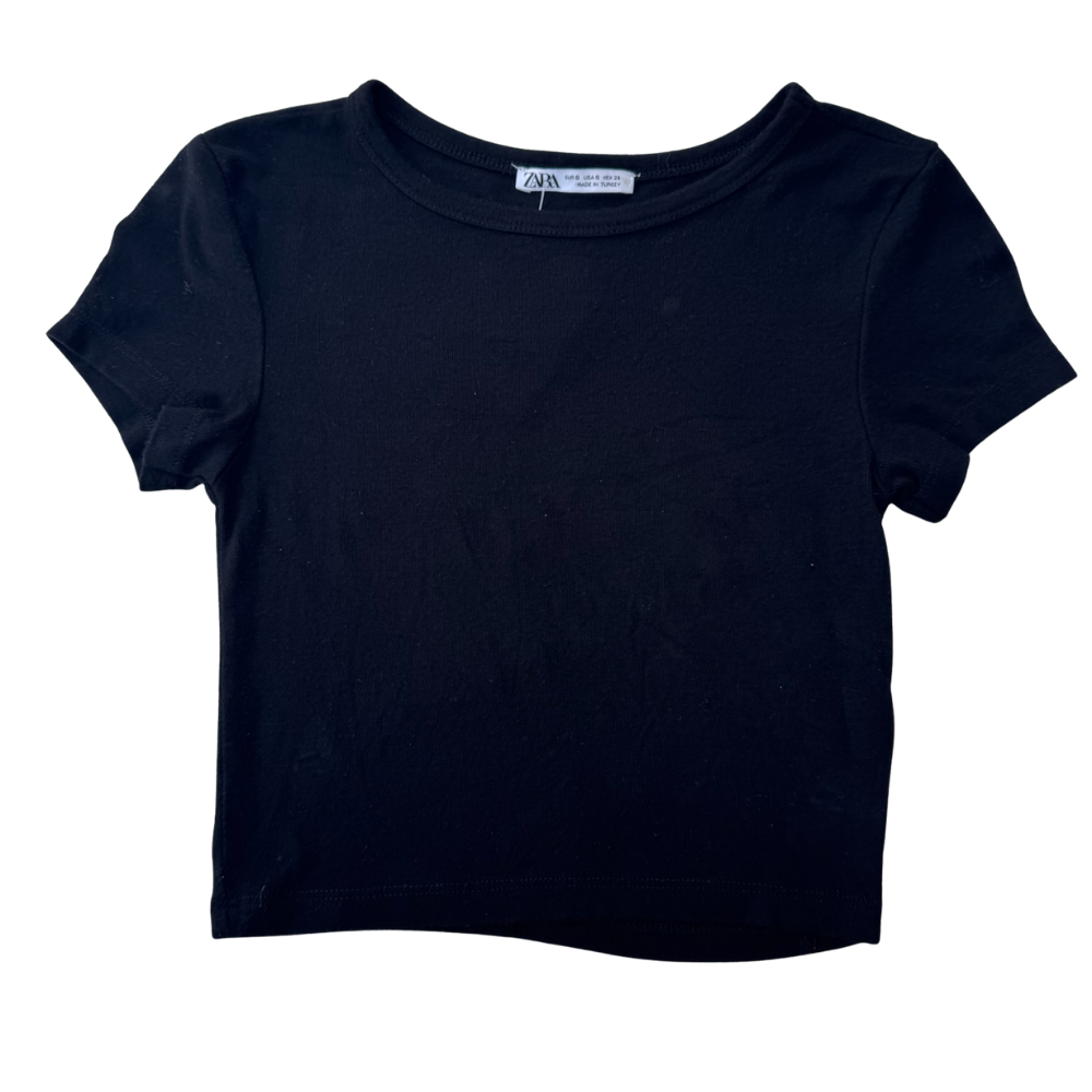 Black basic Zara t-shirt