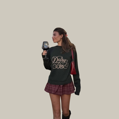 Skort patron rojo azul