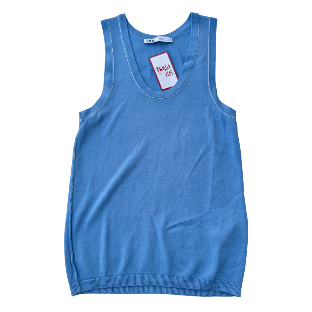 Blue tank top