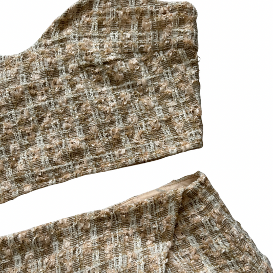 Set tweed beige