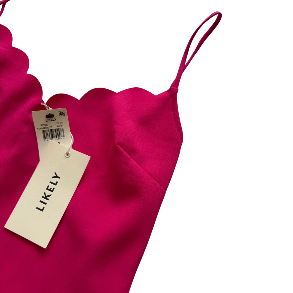Vestido rosa fucsia