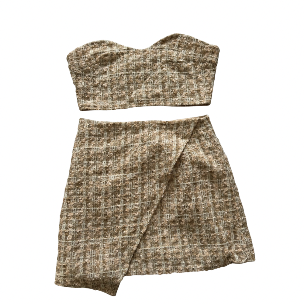 Set tweed beige