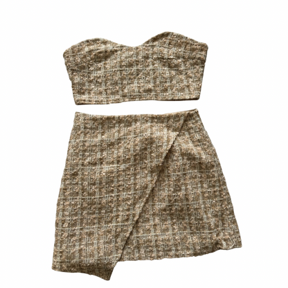 Set tweed beige