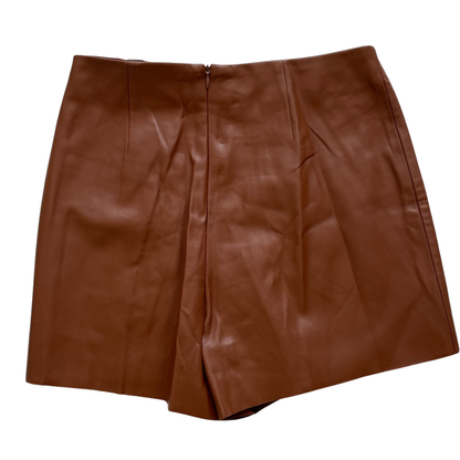 Skort Marrón cuero