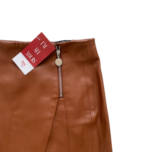Skort Marrón cuero