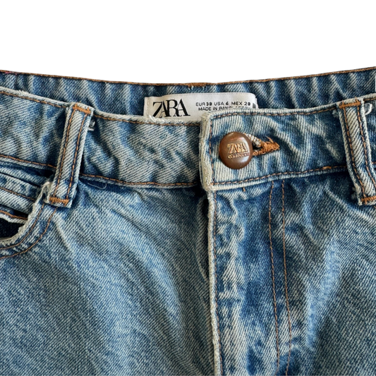 Shorts Denim Azul Vintage
