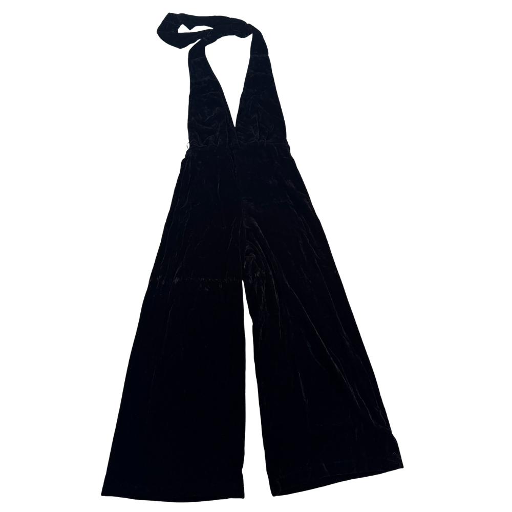 Jumpsuit Negro de Terciopelo