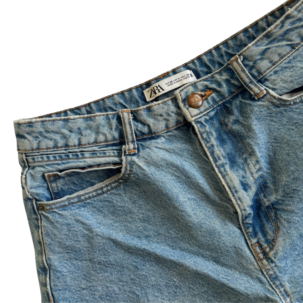 Shorts Denim Azul Vintage