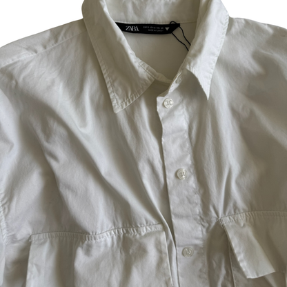 Camisa Crop Blanca