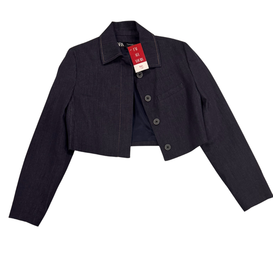 Croptop blazer denim