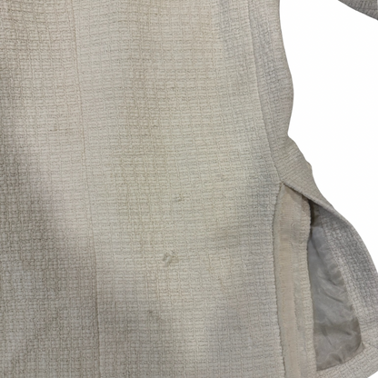 Saco beige tweed vibes