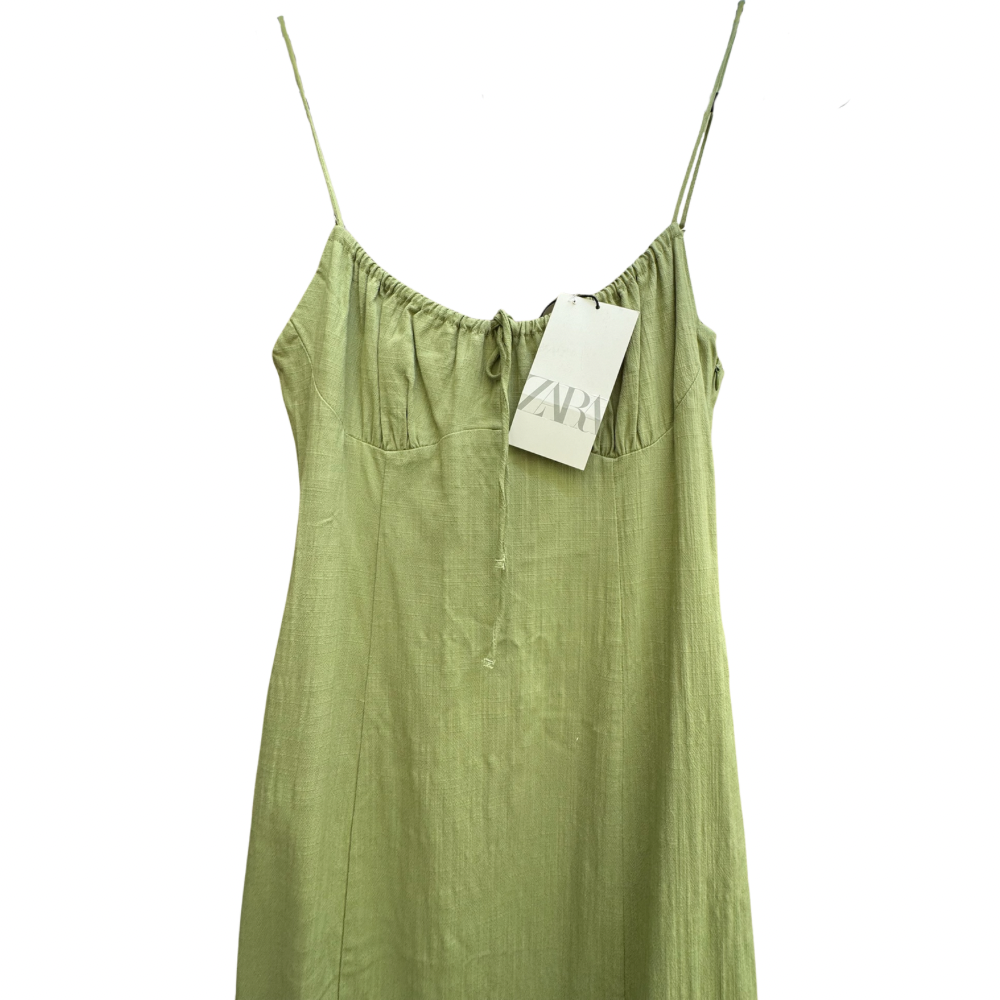 Vestido tipo lino