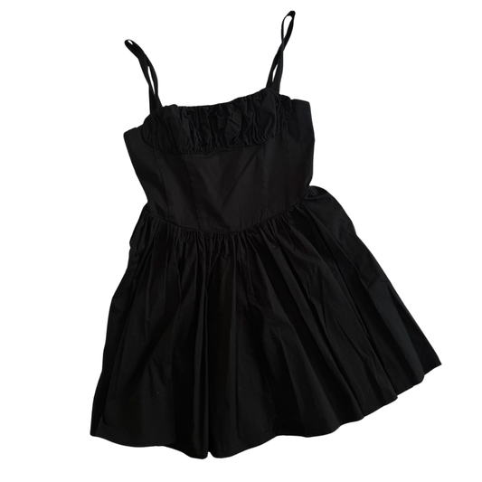 Vestido Mini Black Ruffle