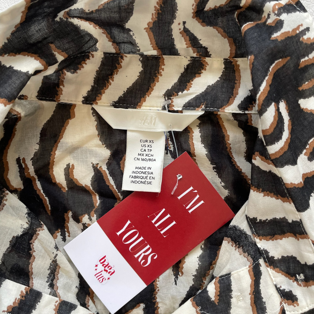 Blusa Zebra H&M