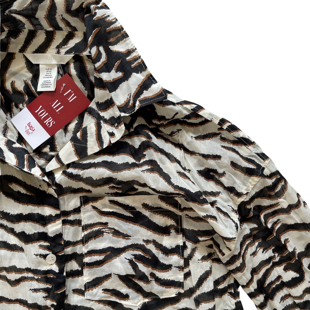 Blusa Zebra H&M