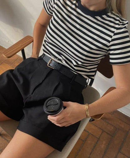 Black stripes Zara t-shirt