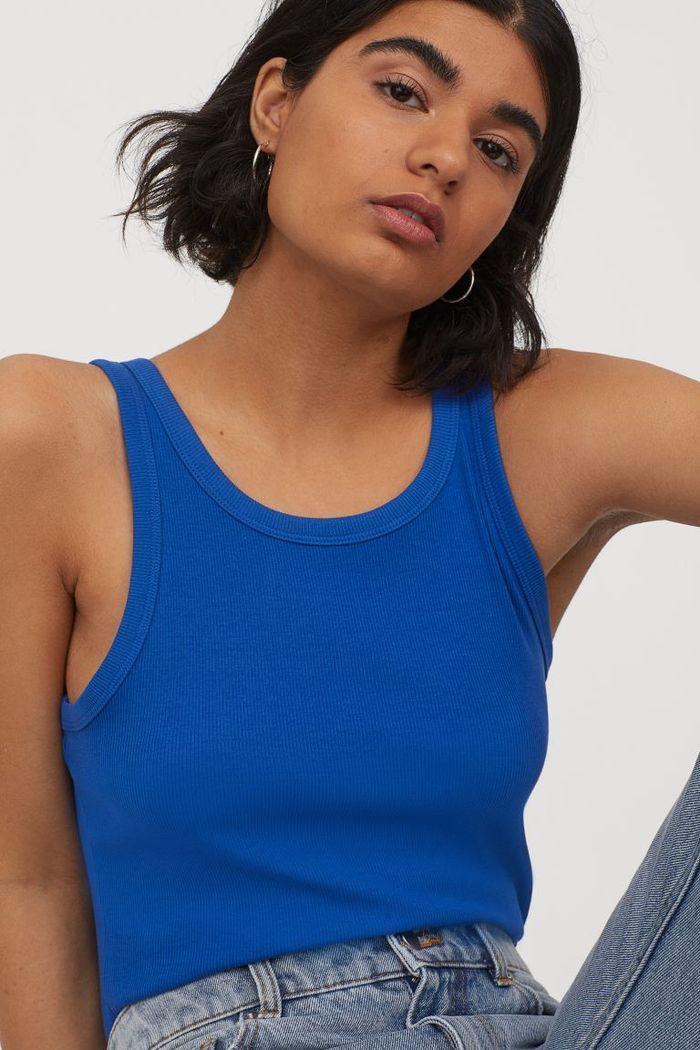 Blue tank top