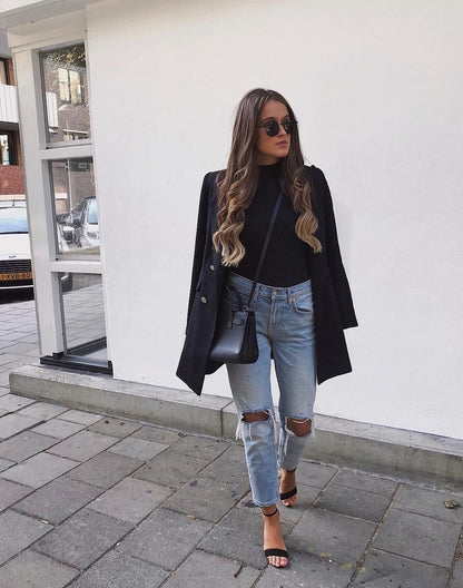 Ripped Jeans Black Orchid