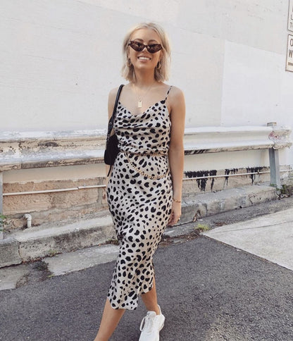 Animal print dress