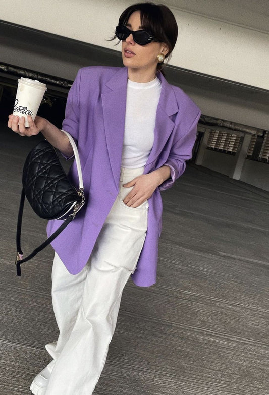 Purple Blazer
